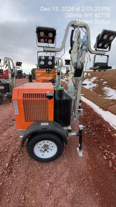 2024 Wanco WLTT-4MM4K Diesel, Deep Sea Controller, Shore Power Plug, Auto Start, (4) 350W LED Floodlights, 4kW Generator, 60 Gal Fuel Tank, 2" Ball, T3