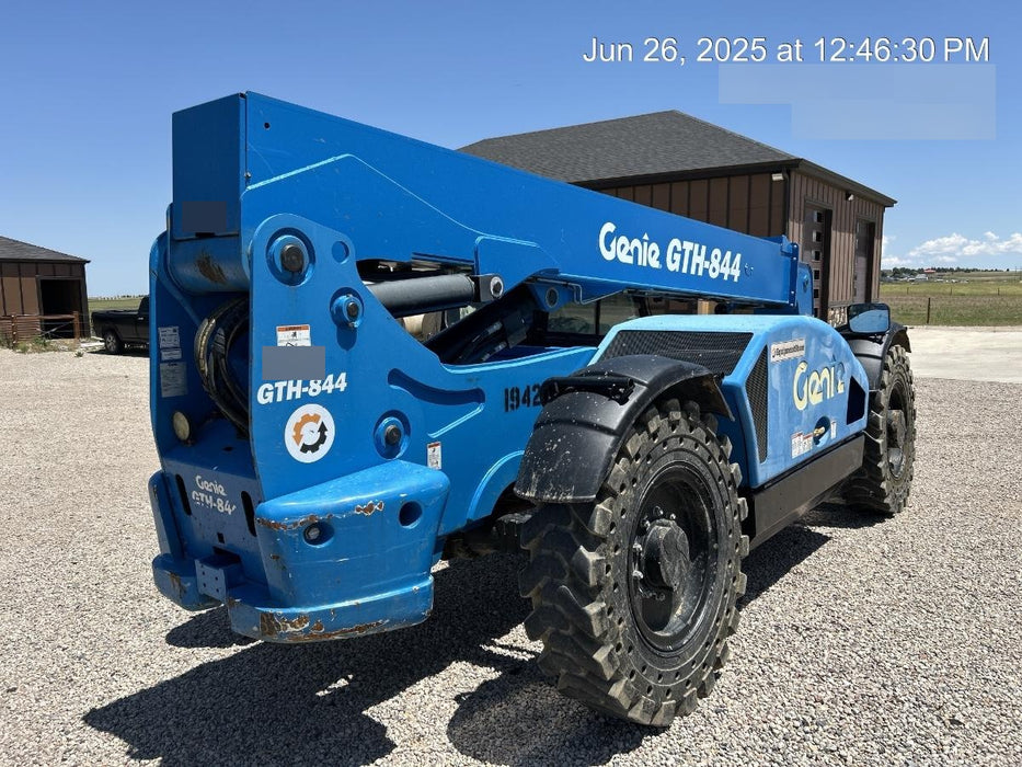 2018 Genie GTH-844 Genie GTH-844 w/Enclosed Cab w/HVAC, Work Lights, Solid Tires, Beacon, 60" Carriage and Forks