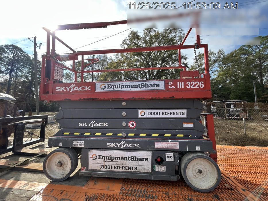 2019 Skyjack SJIII-3226 Standard w/Trojan Batteries