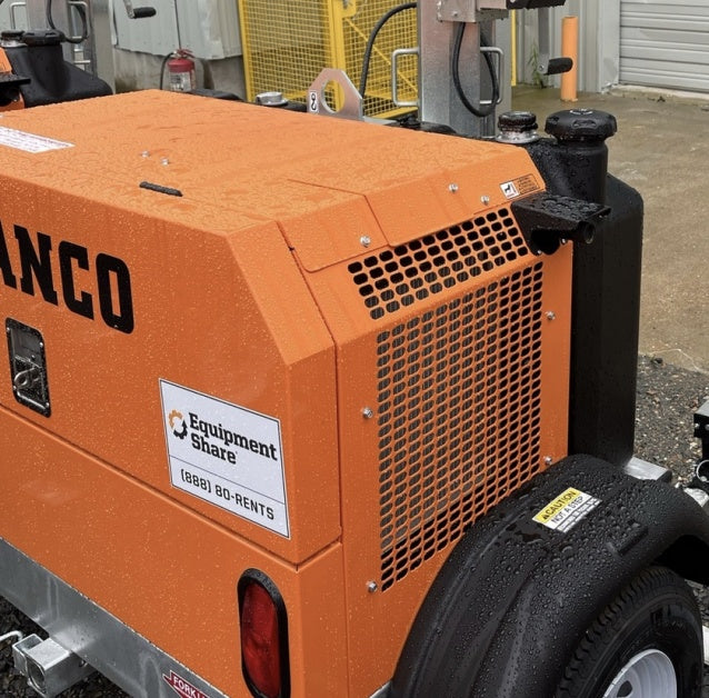 2024 Wanco WLTT-4MM4K Diesel, Deep Sea Controller, Shore Power Plug, Auto Start, (4) 350W LED Floodlights, 4kW Generator, 60 Gal Fuel Tank, 2" Ball, T3