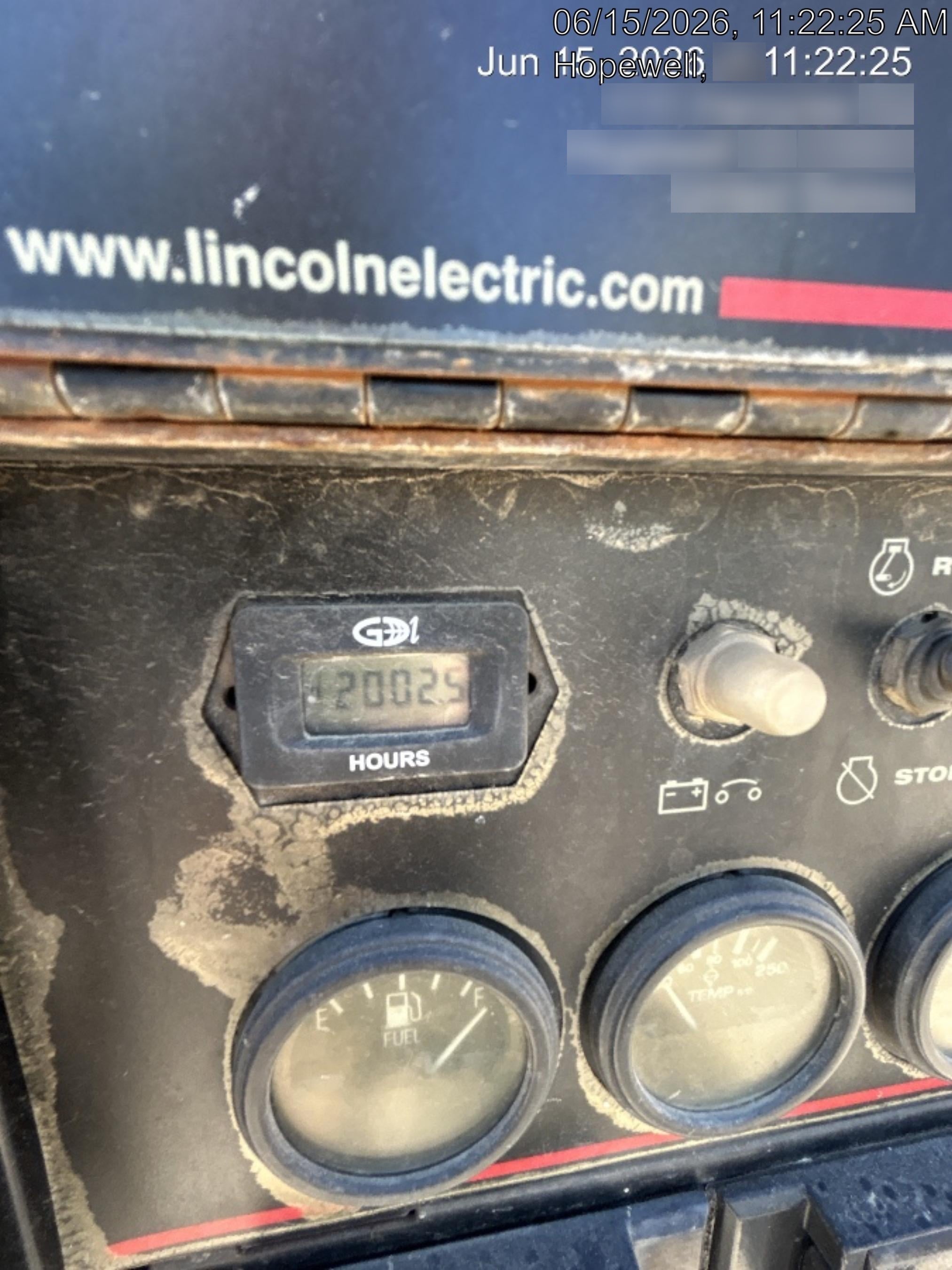 2019 Lincoln Electric Vantage 322 Ready-Pak 3, Two Wheel Trailer, Fender and Light Kit, Cable Rack