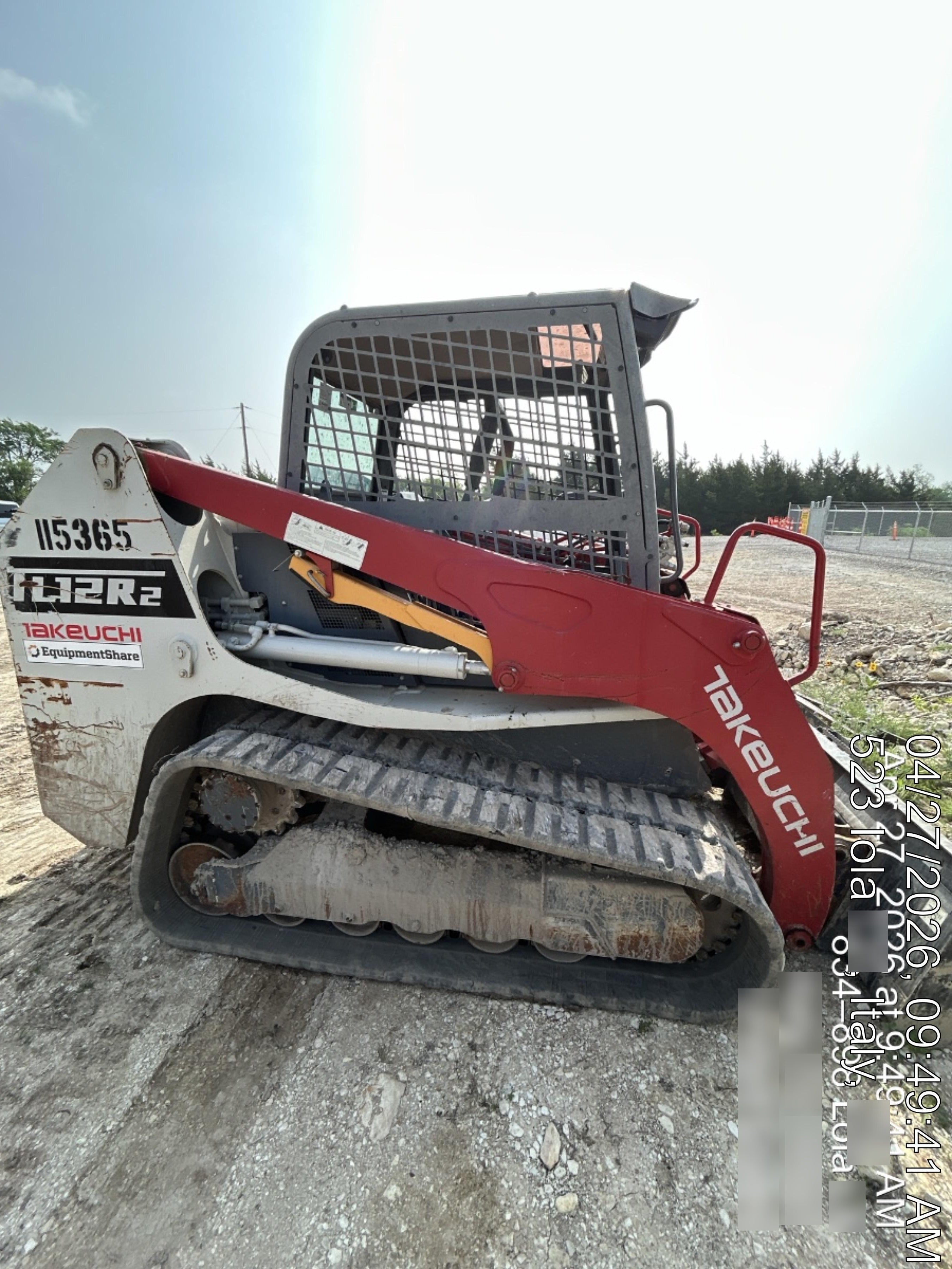 2020 Takeuchi TL12R2-R Canopy, Manual QC