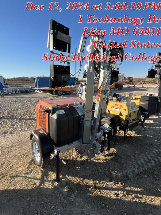 2024 Wanco WLTT-4MM4K Diesel, Deep Sea Controller, Shore Power Plug, Auto Start, (4) 350W LED Floodlights, 4kW Generator, 60 Gal Fuel Tank, 2" Ball, T3