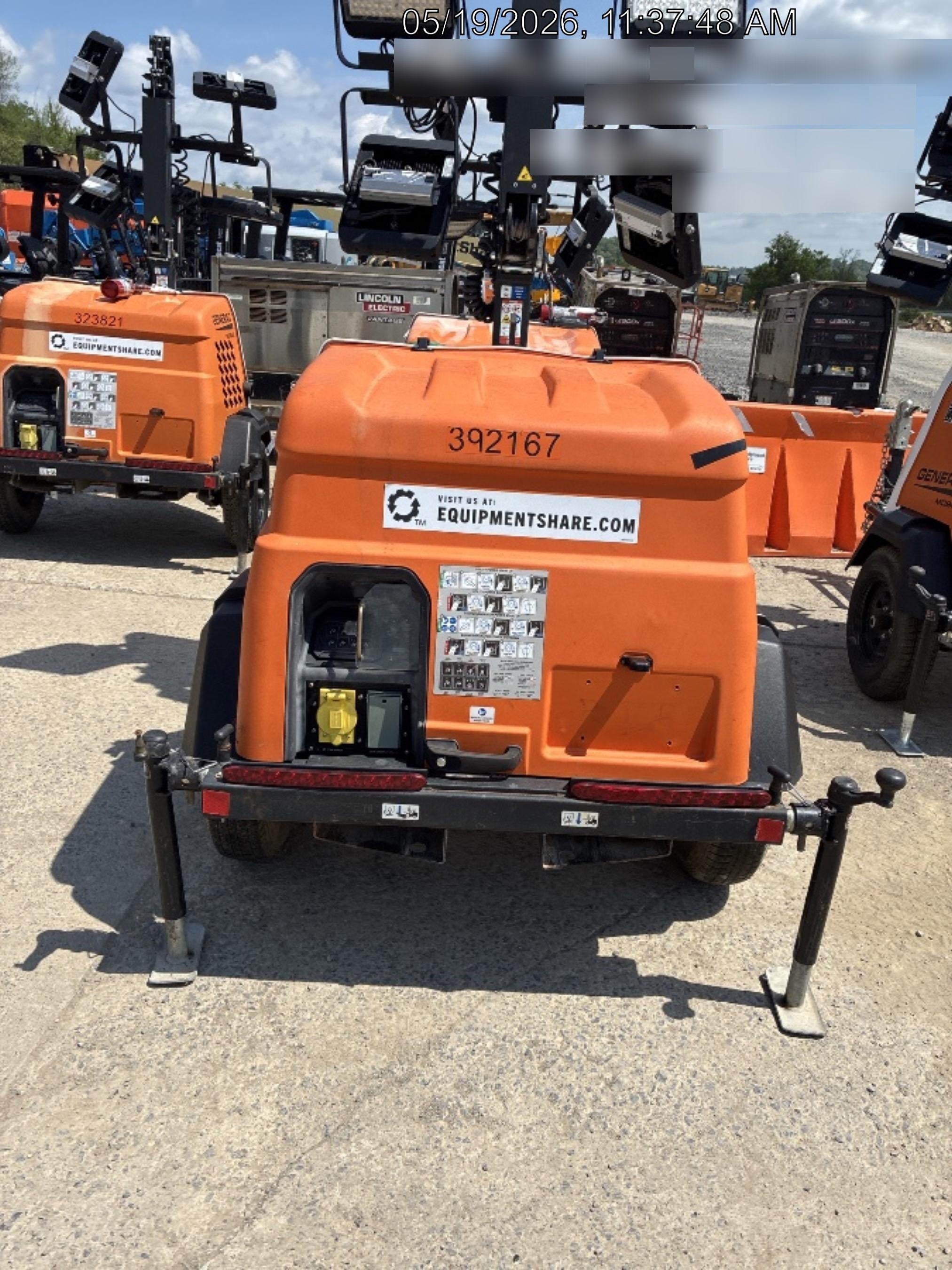 2024 Generac MLT2 Diesel, Flex Switch 120V Input, Powerzone Controller, 
(4) 320W LED Lights, 4kW Generator, 39.9 Gal Fuel Tank, 2" Ball, T3
