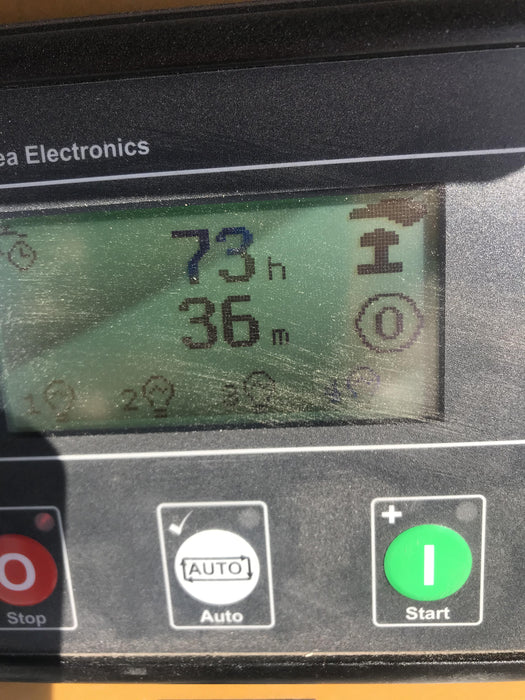 2022 Allmand NLV3GR (4) LED Light Fixture 350W, 23' Vertical Mast, 3kW Prime, Towable, Deep Sea L401, Leveling Jacks, Yanmar T4F 5.8hp