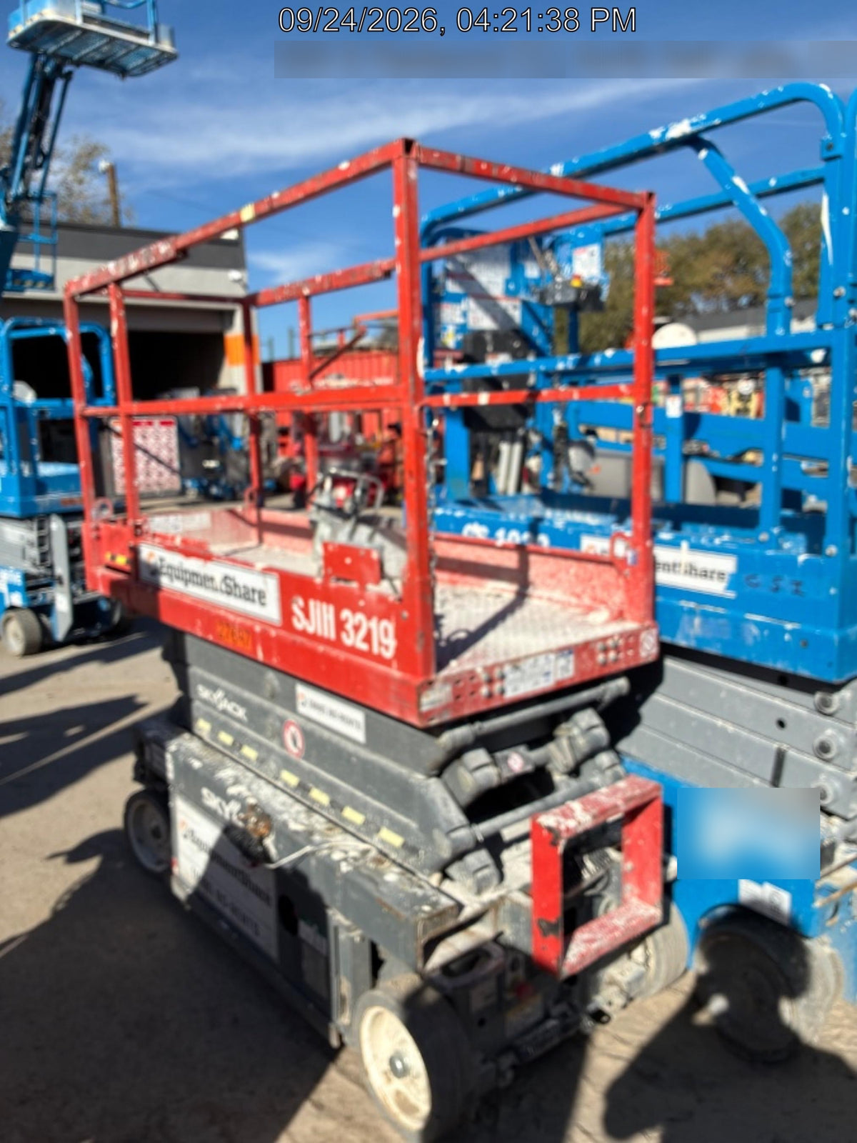 2019 Skyjack SJIII-3219 Standard Options