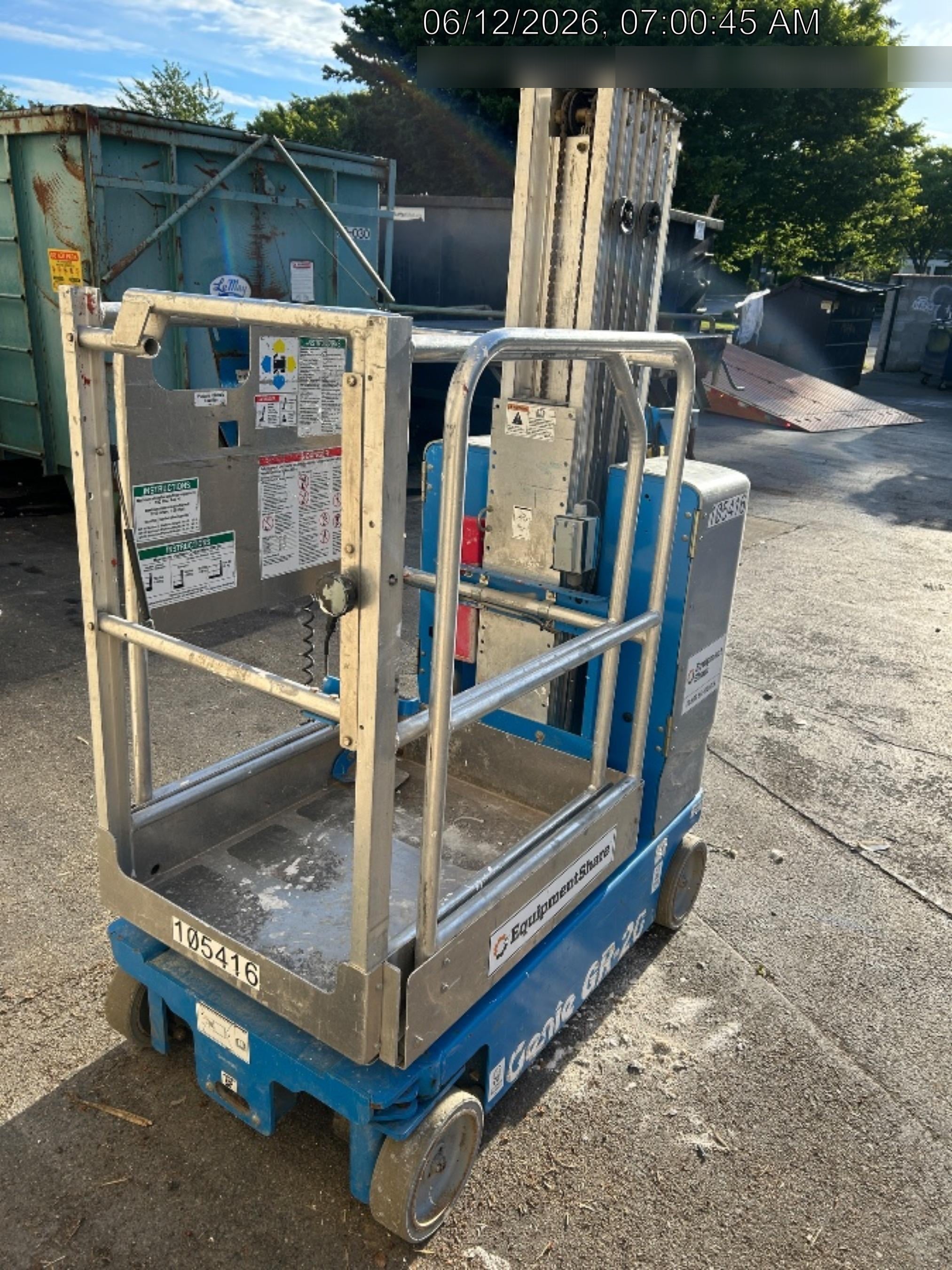 2020 GENIE GR-20