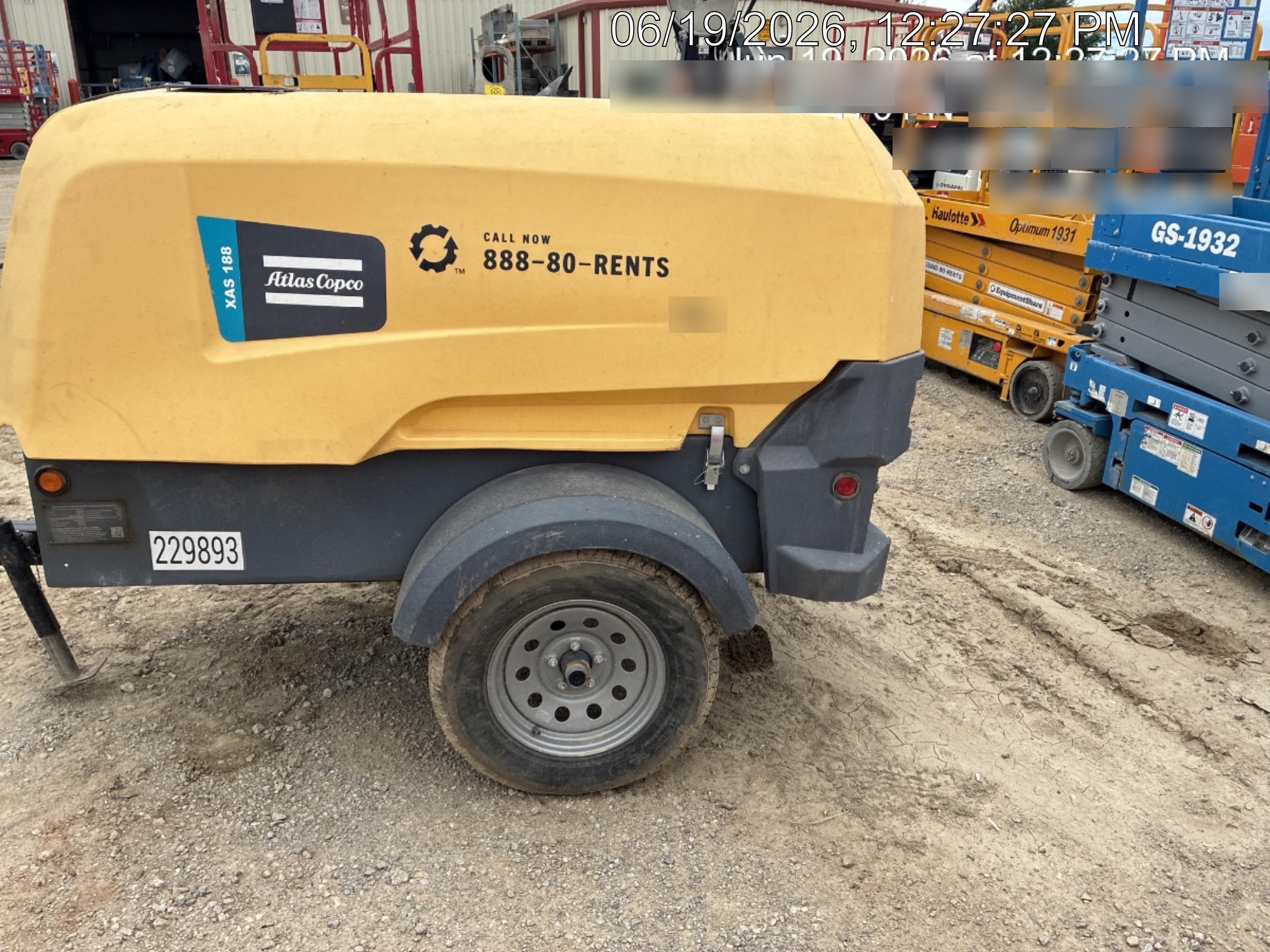2022 ATLAS COPCO XAS188 CWK