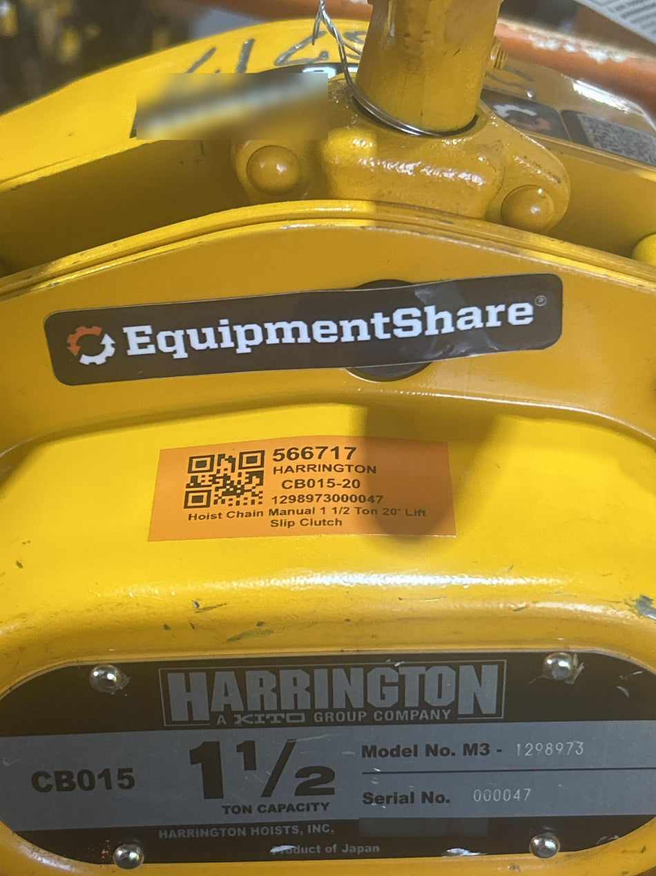 2025 HARRINGTON CB015-20