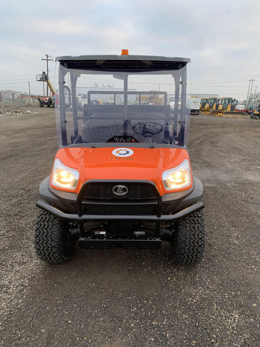 2022 Kubota RTV-X1140W-H Plastic Canopy, Windshield Acrylic Clear, LED Strobe Light, Wire Harness Kit, Back up Alarm