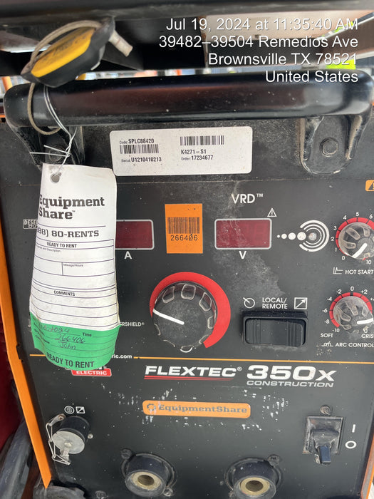 2022 LINCOLN ELECTRIC FLEXTEC 350X