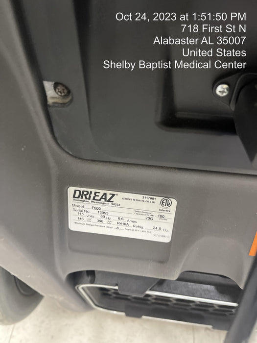 2020 DRI-EAZ LGR6000Li