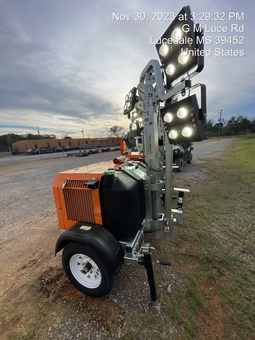 2023 Wanco WLTT-4MM4K Diesel, Deep Sea Controller, Shore Power Plug, Auto Start, (4) 350W LED Floodlights, 4kW Generator, 60 Gal Fuel Tank, 2" Ball, T3