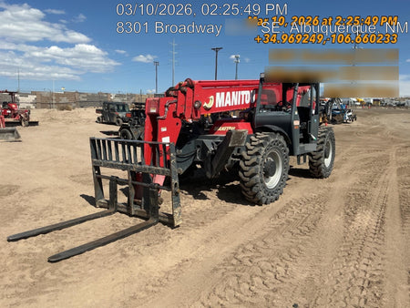 2019 Manitou MTA10055 MTA10055 - 120 HP T4, Canopy, Worklights/Strobe, Beacon, 66" Carriage, 60" Forks, Solid Tires, Lift Hook, Aux Hydraulics