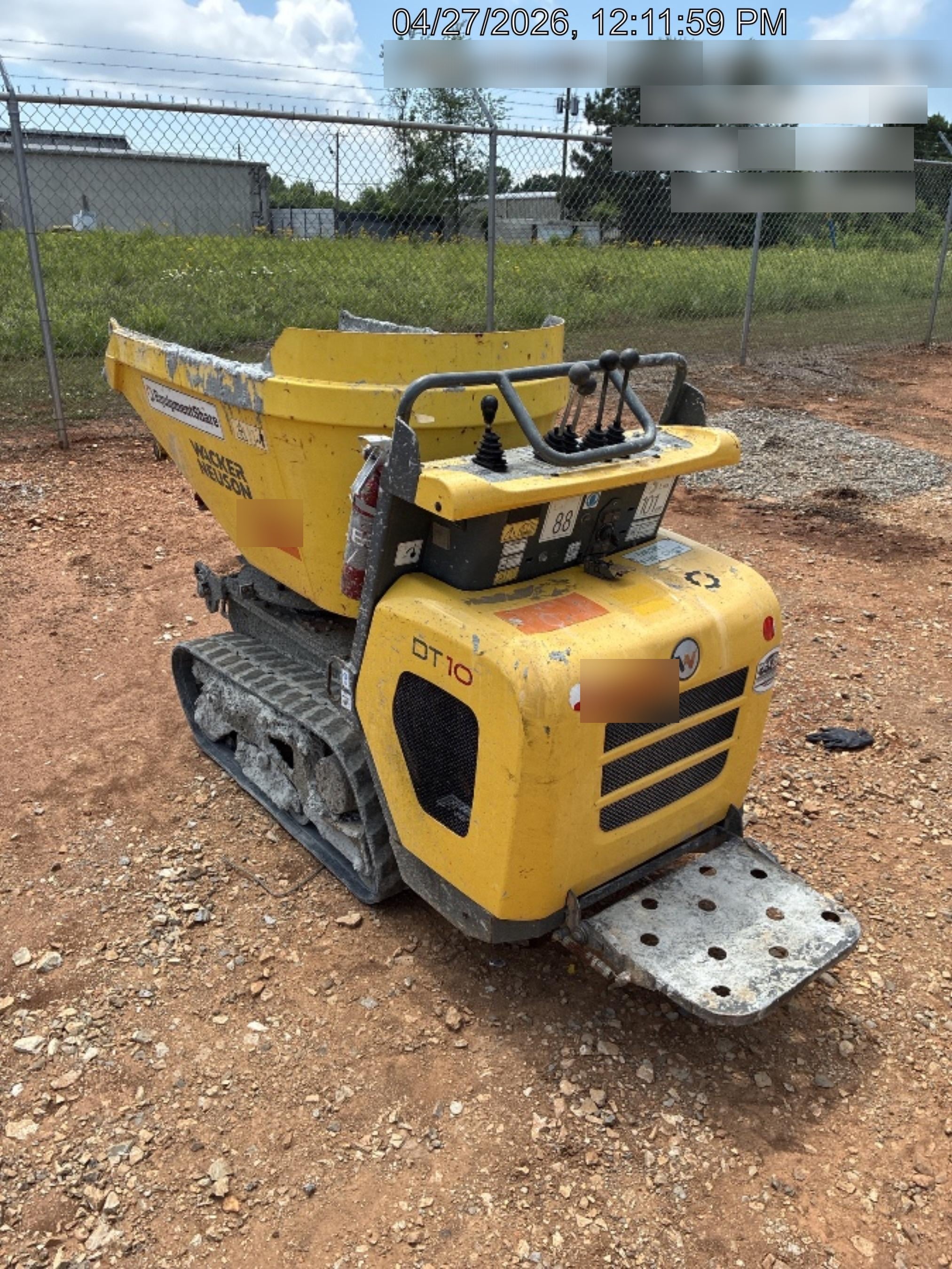 2019 WACKER NEUSON DT10