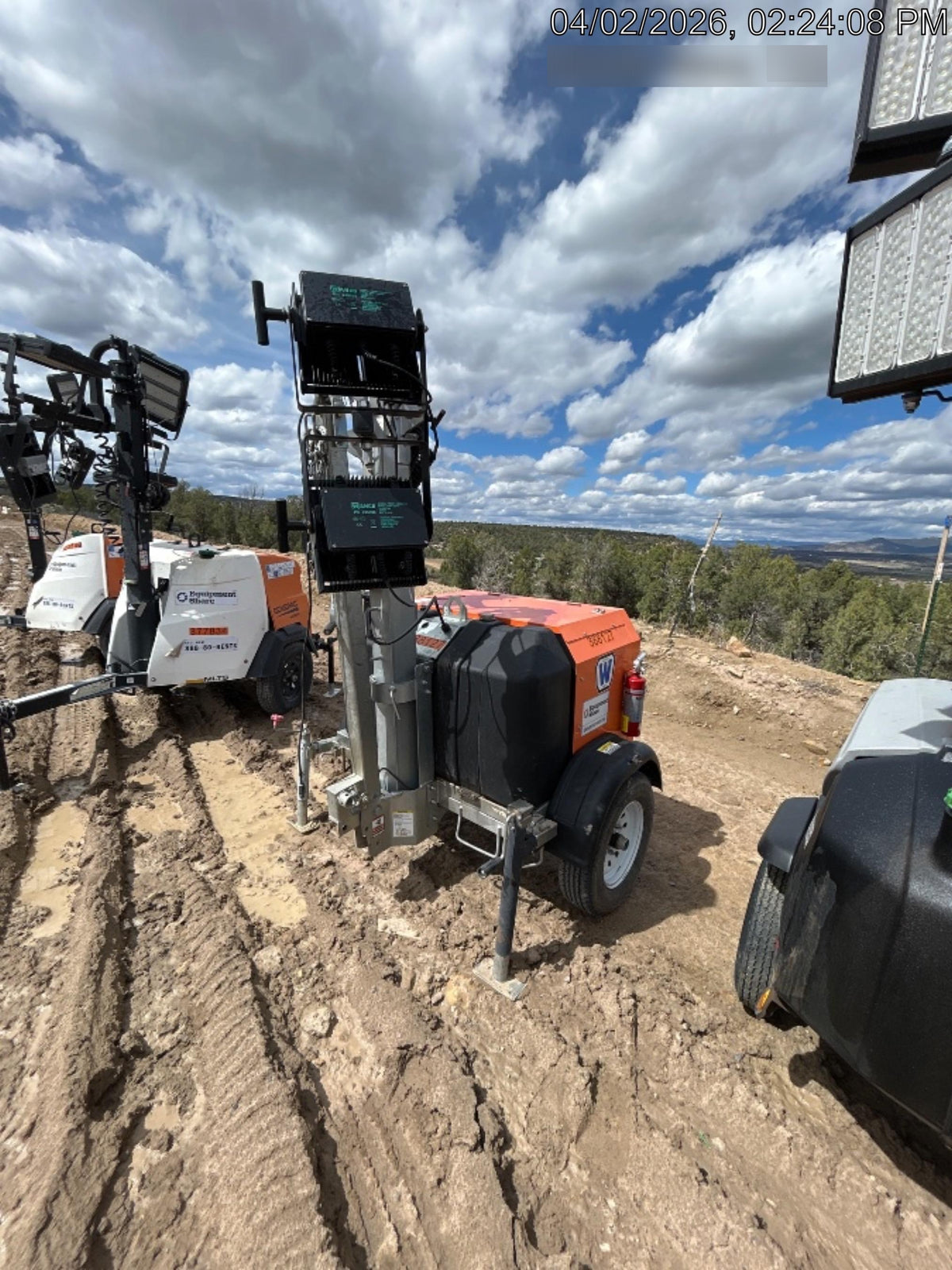 2024 Wanco WLTT-4MM4K Diesel, Deep Sea Controller, Shore Power Plug, Auto Start, (4) 350W LED Floodlights, 4kW Generator, 60 Gal Fuel Tank, 2" Ball, T3