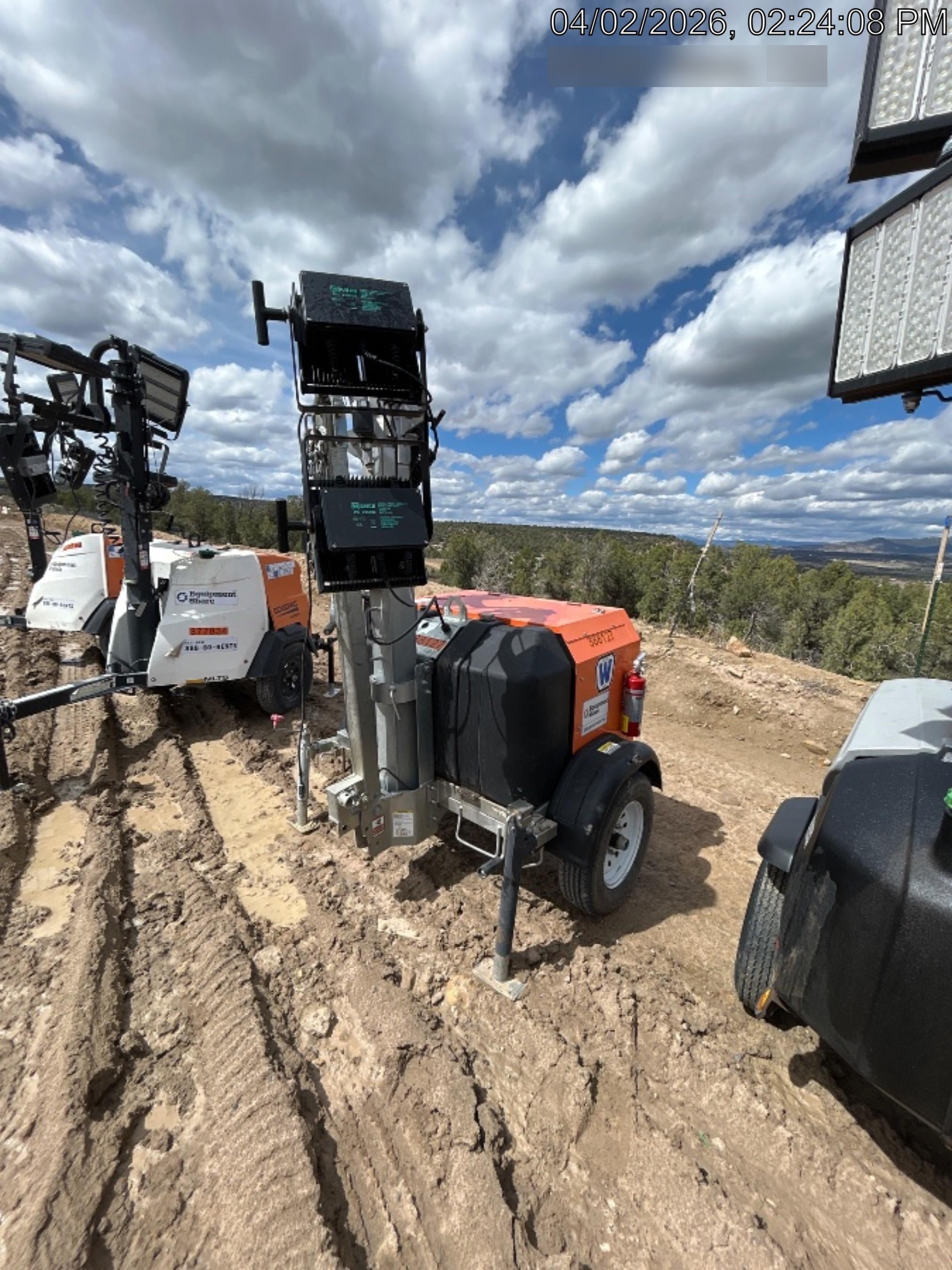 2024 Wanco WLTT-4MM4K Diesel, Deep Sea Controller, Shore Power Plug, Auto Start, (4) 350W LED Floodlights, 4kW Generator, 60 Gal Fuel Tank, 2" Ball, T3