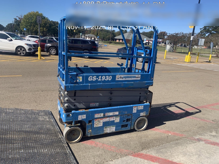 2020 Genie GS-1930 Solid Non Marking Tires, Beacon, Folding rails with half height swing gate