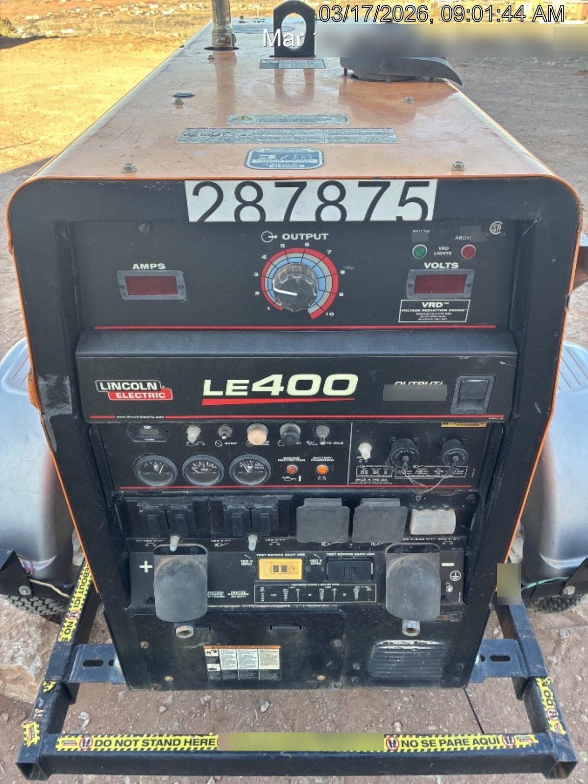 2023 Lincoln Electric LE400 Kubota V1505, Trlr, Cable Rack, Light Kit, ES Decals, T3