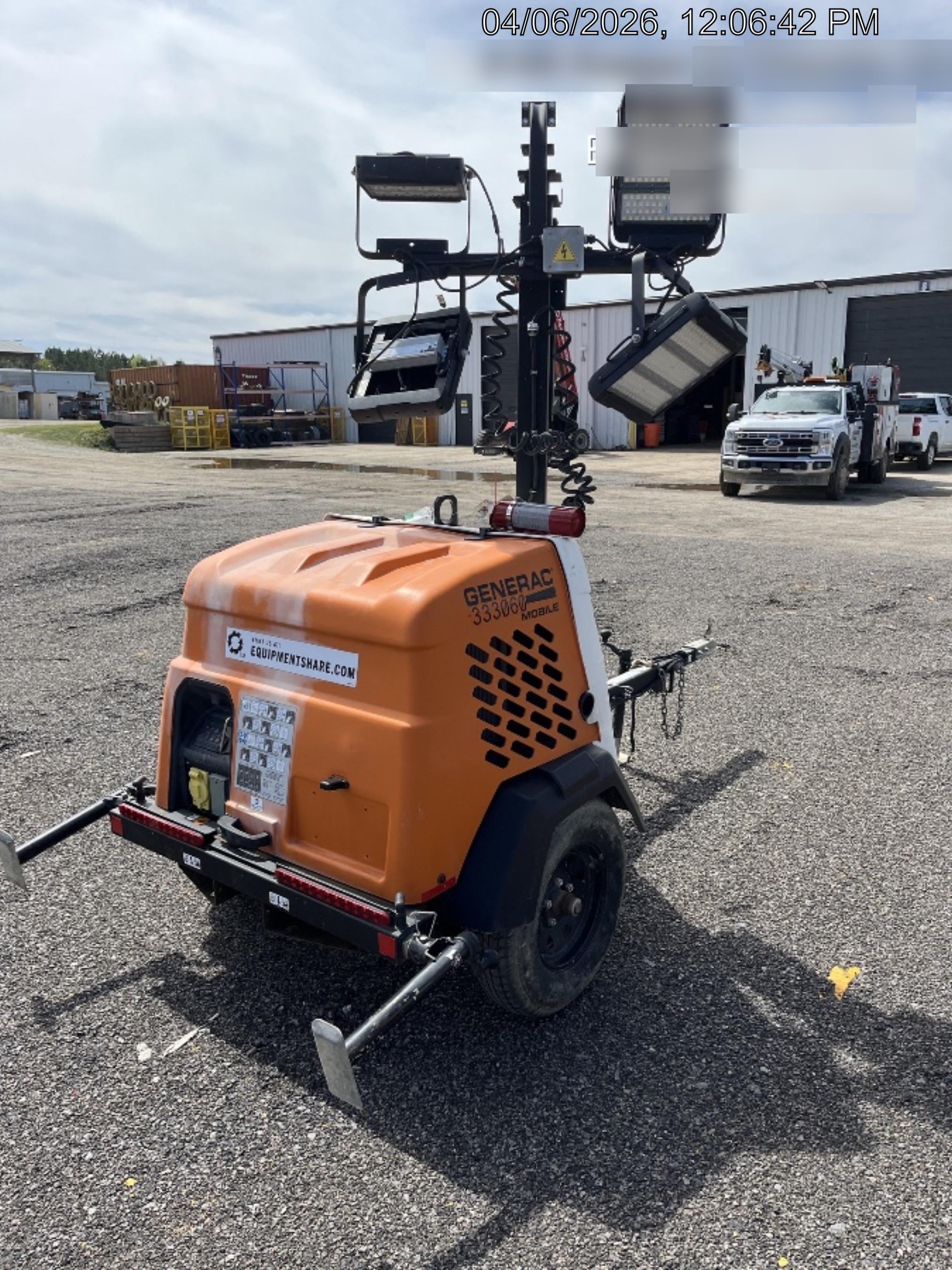 2023 Generac MLT2 Diesel, Flex Switch 120V Input, Powerzone Controller, (4) 320W LED Lights, 4kW Generator, 39.9 Gal Fuel Tank, 2" Ball, T3