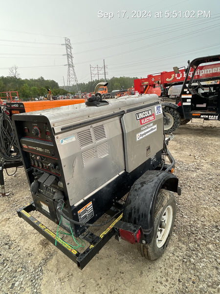 2020 Lincoln Electric Vantage 322 Welder Ready-Pak 3, w/ GPS & Decals (includes trailer, cable rack, fender light kit)