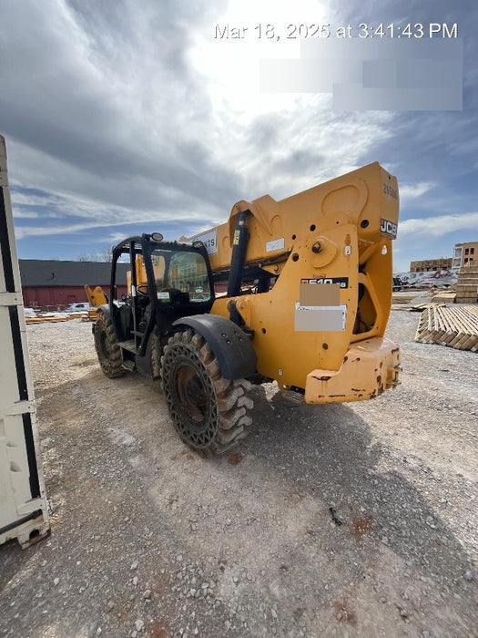 2019 JCB 510-56 Open ROPS, 74 HP, Solid Tires, Worklights, Beacon, Aux Hydraulics, Lifting Eye, 60" Carriage/60" Forks