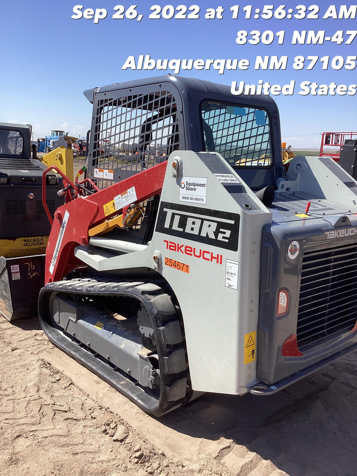 2022 TAKEUCHI TL8R2-R