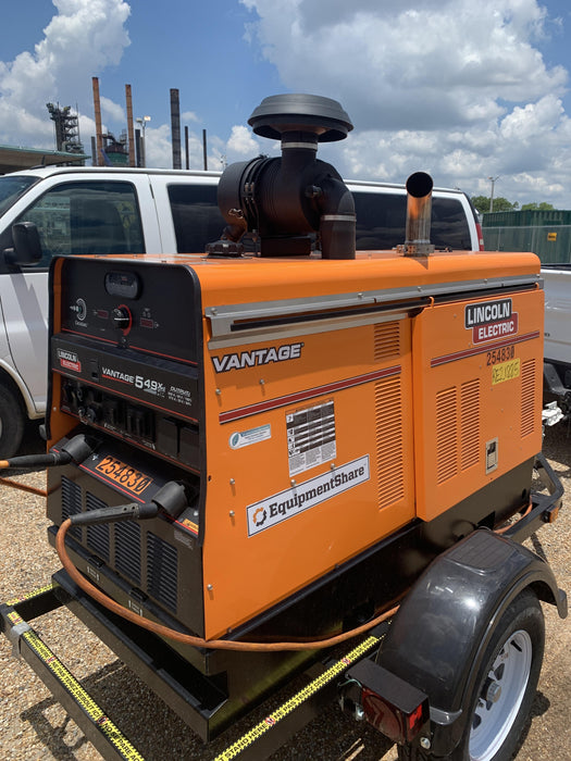 2022 Lincoln Electric Vantage 549X Crosslink Technology, Trailer Mounted, ES Decals, T3