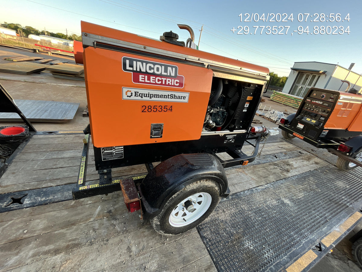 2022 Lincoln Electric LE400 Kubota V1505, Trlr, Cable Rack, Light Kit, ES Decals, T3