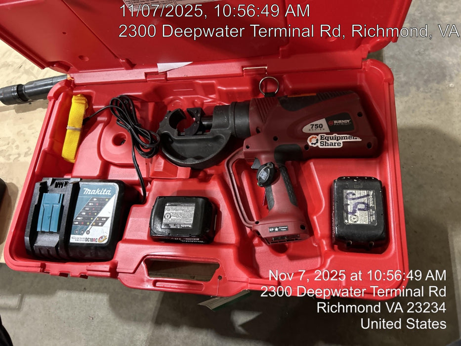 2025 BURNDY PAT750LI