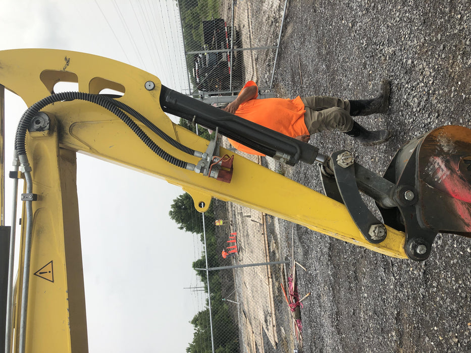 Wacker Neuson EZ53 Open ROPS, Rubber Tracks, Long Dipperstick, T4, Bucket