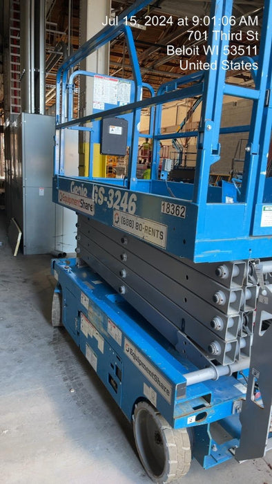 2018 Genie GS-3246 Genie GS-3246 w/Folding rails, Full height swing gate