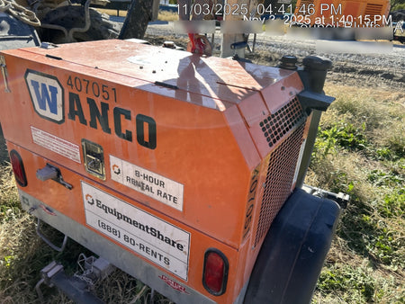 2024 Wanco WLTT-4MM4K Diesel, Deep Sea Controller, Shore Power Plug, Auto Start, (4) 350W LED Floodlights, 4kW Generator, 60 Gal Fuel Tank, 2" Ball, T3