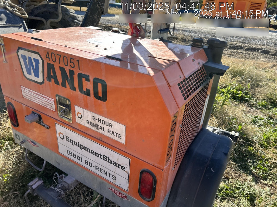 2024 Wanco WLTT-4MM4K Diesel, Deep Sea Controller, Shore Power Plug, Auto Start, (4) 350W LED Floodlights, 4kW Generator, 60 Gal Fuel Tank, 2" Ball, T3