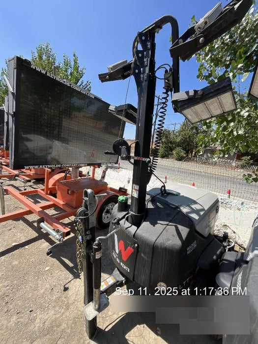 2024 Wacker Neuson LTT4 Diesel, Kohler KDW702, Deep Sea Controller, Auto Start, LED 320W, Bypass Outlet, T3