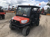 2019 Kubota RTV-X1140 4wd Utility Cart, LED Strobe, Windshield Tempered Glass, Plastic Canopy, Wire Harness Kit, Backup Alarm