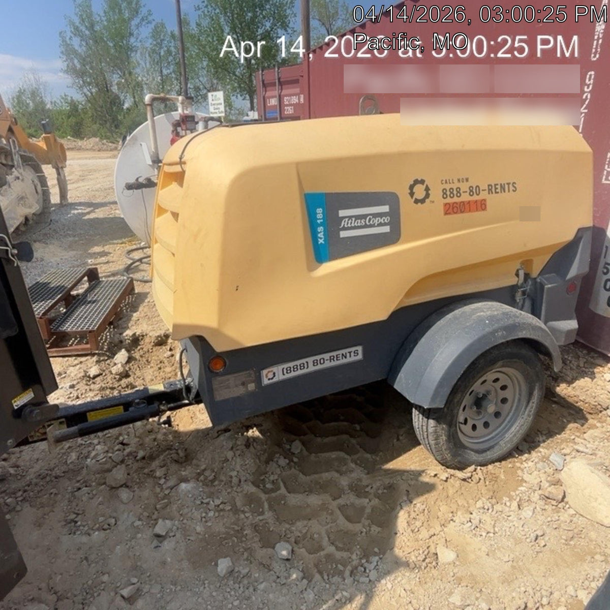 2022 ATLAS COPCO XAS188 CWK