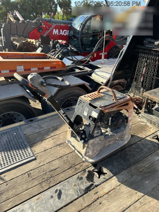 2022 Multiquip MVH158 Honda GX200, 17" Plate, Gas