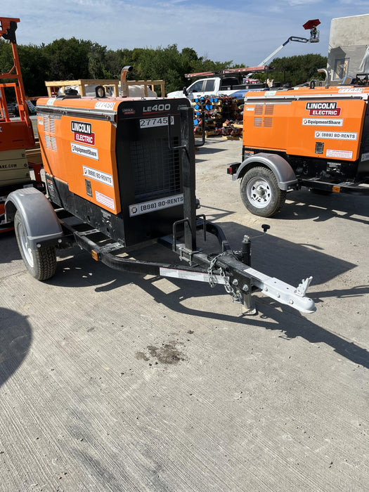 2022 Lincoln Electric LE400 Kubota V1505, Trlr, Cable Rack, Light Kit, ES Decals, T3