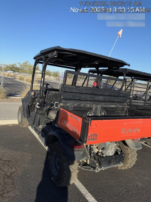 Kubota RTV-X1140W-H Plastic Canopy, Windshield Acrylic Clear, LED Strobe Light, Wire Harness Kit, Back up Alarm