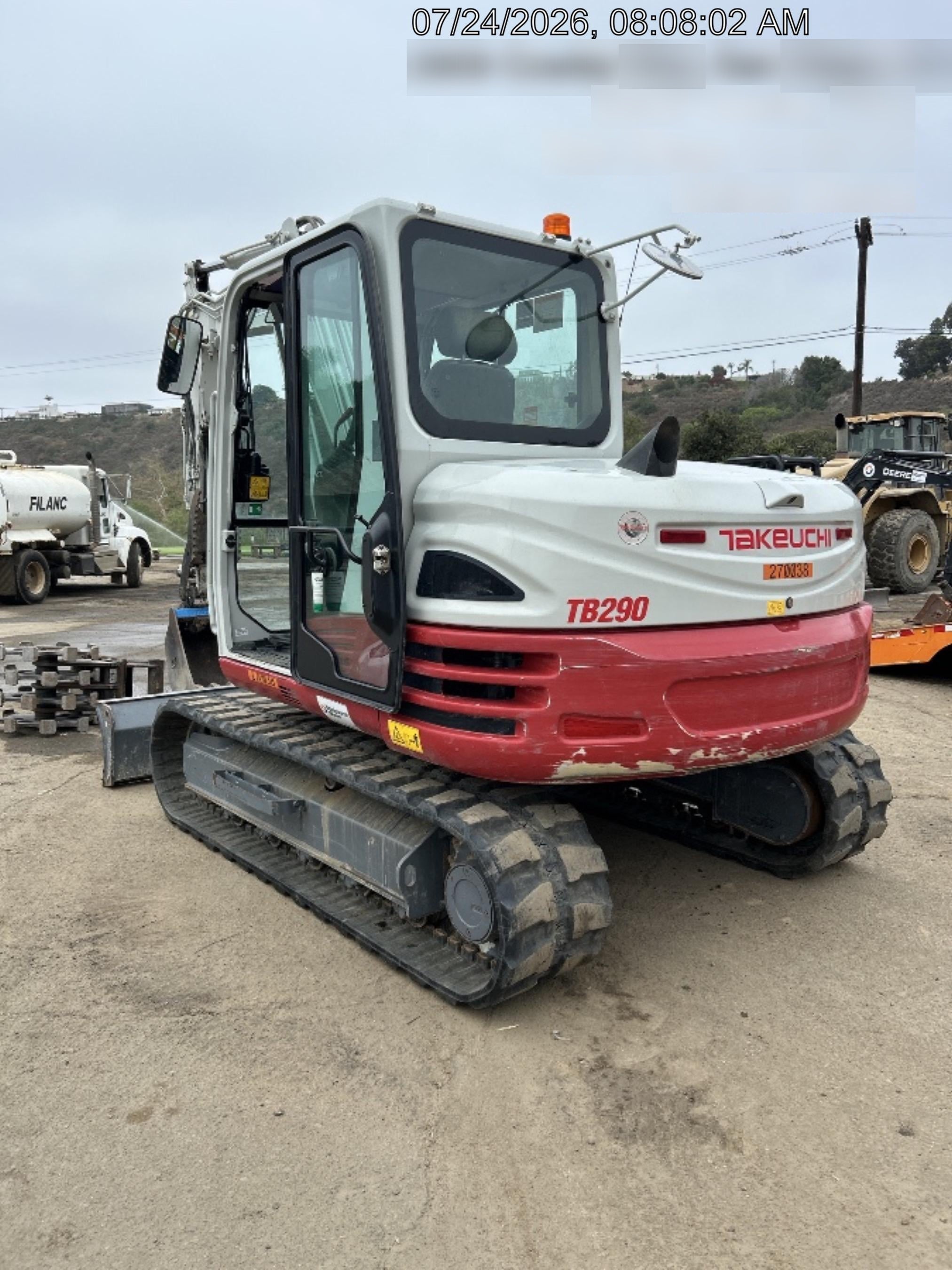 2022 TAKEUCHI TB290-CR