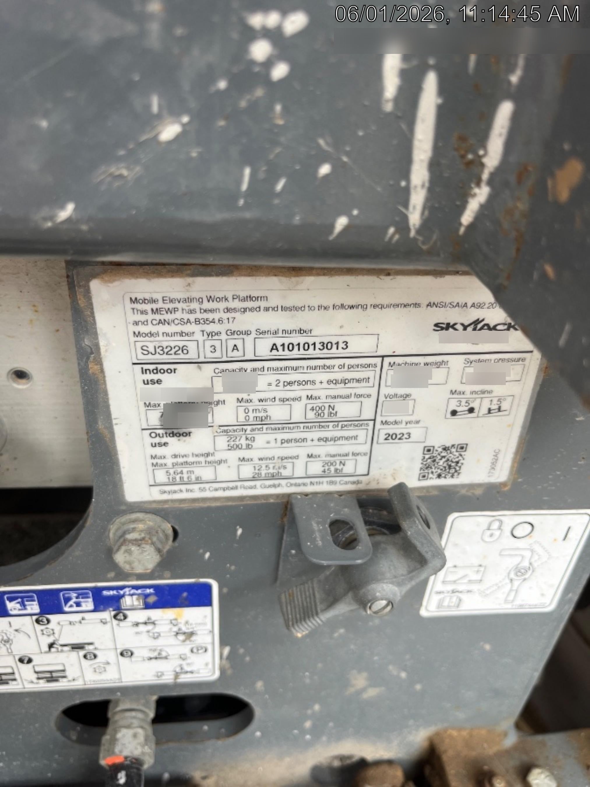 2023 SKYJACK SJ3226