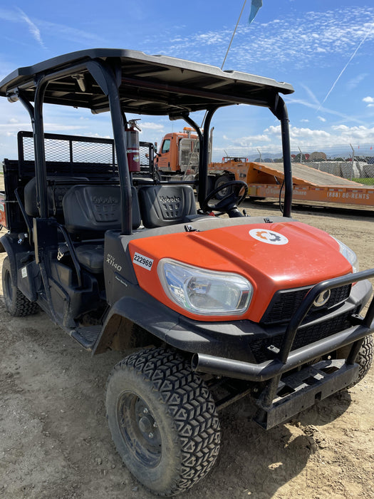 2022 Kubota RTV-X1140W-H Plastic Canopy, Windshield Acrylic Clear, LED Strobe Light, Wire Harness Kit, Back up Alarm