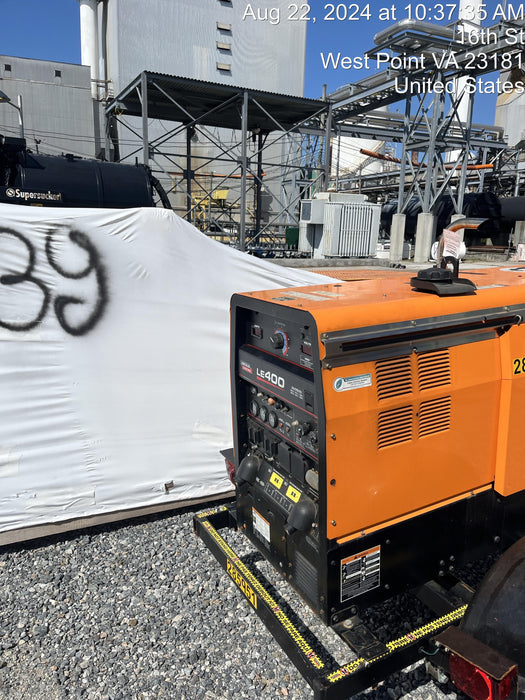 2022 Lincoln Electric LE400 Kubota V1505, Trlr, Cable Rack, Light Kit, ES Decals, T3