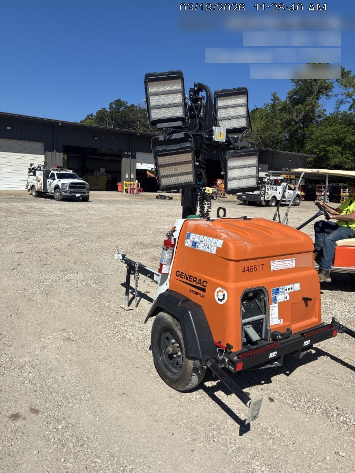 2024 Generac MLTS-4 2.4kW, Mitsu Eng, Analog, LED, Diesel.