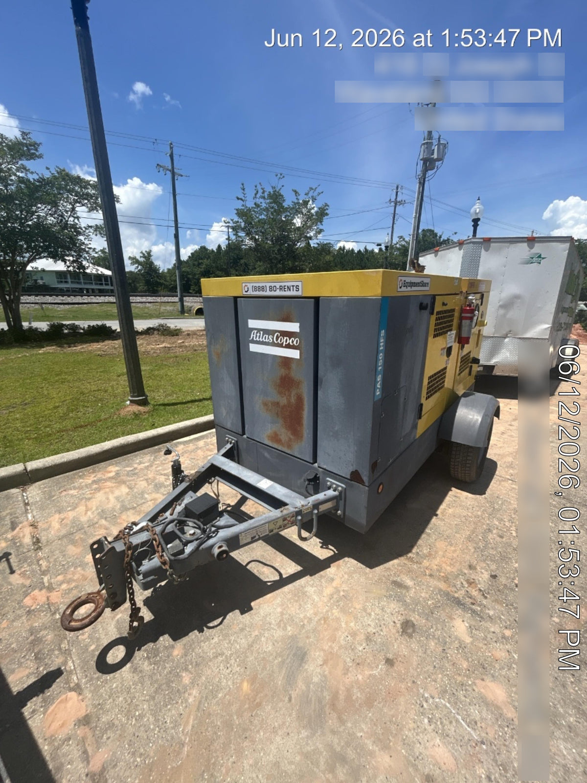 2020 ATLAS COPCO PAS 150 HF CS Enclosed
