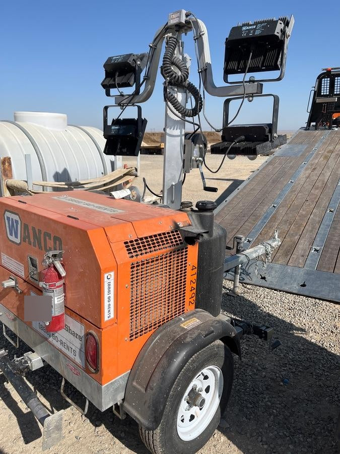2024 Wanco WLTT-4MM4K Diesel, Deep Sea Controller, Shore Power Plug, Auto Start, (4) 350W LED Floodlights, 4kW Generator, 60 Gal Fuel Tank, 2" Ball, T3