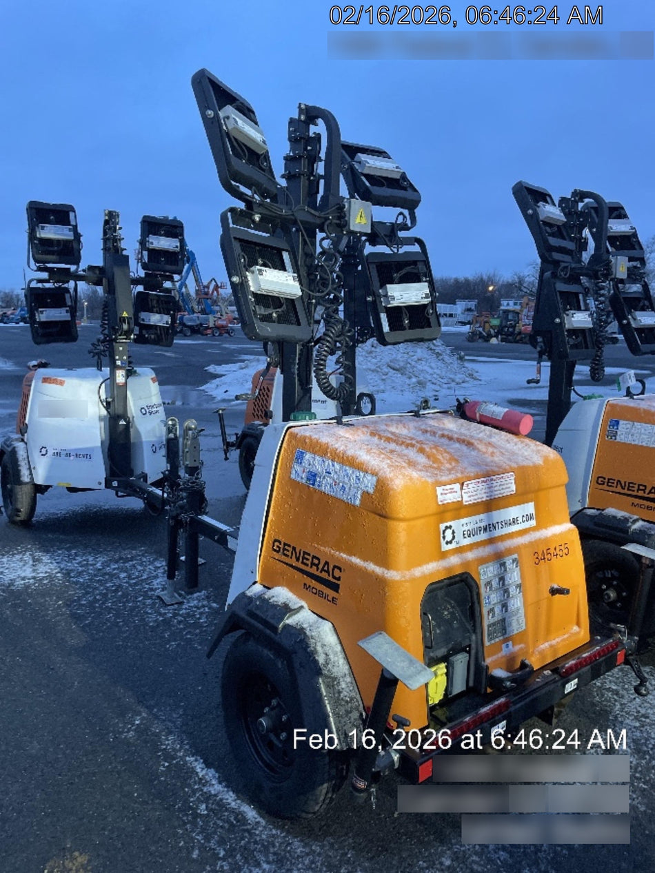 2023 Generac MLT2 Diesel, Flex Switch 120V Input, Powerzone Controller, (4) 320W LED Lights, 4kW Generator, 39.9 Gal Fuel Tank, 2" Ball, T3