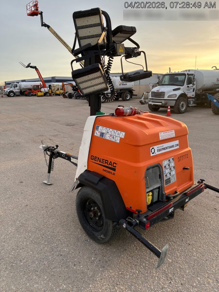 2023 Generac MLT2 Diesel, Flex Switch 120V Input, Powerzone Controller, 
(4) 320W LED Lights, 4kW Generator, 39.9 Gal Fuel Tank, 2" Ball, T3