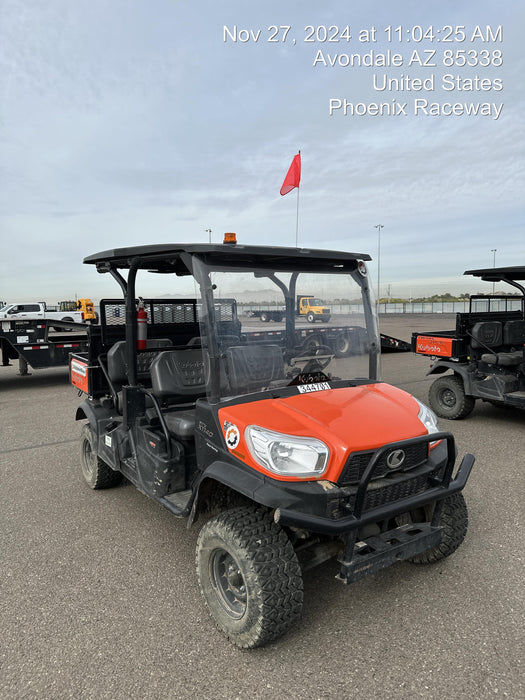 2023 Kubota RTV-X1140W-H 4WD, LED Strobe, Windshield Acrylic Clear, Plastic Canopy, Wire Harness Kit, Backup Alarm